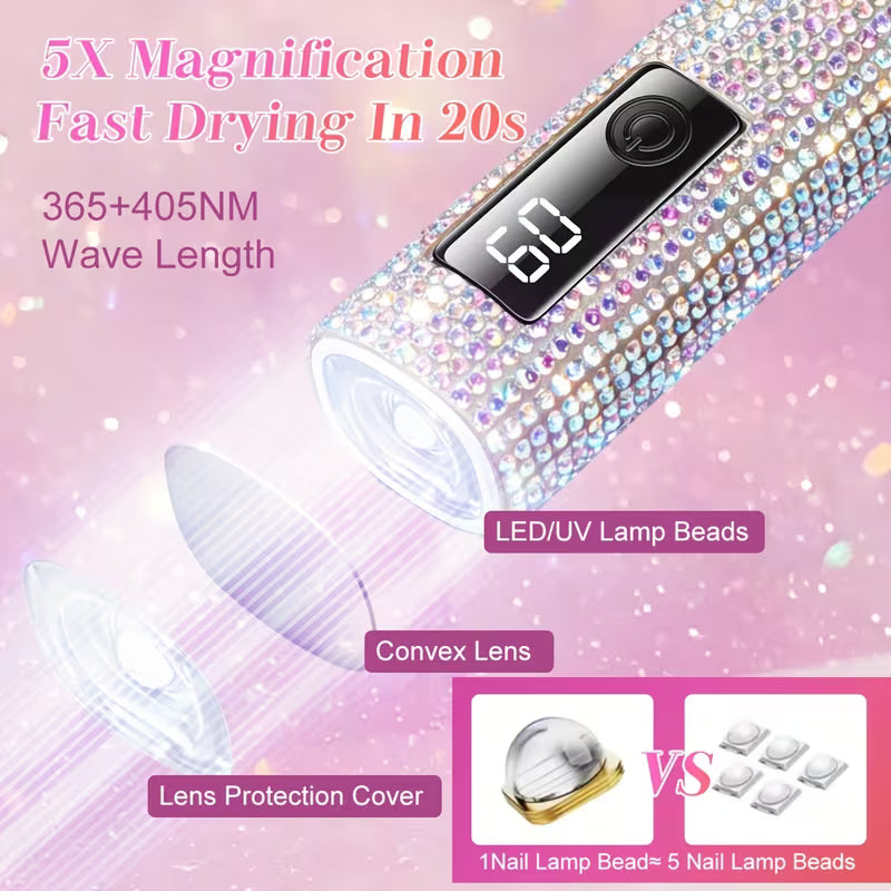 Rechargeable LED Nail Lamp